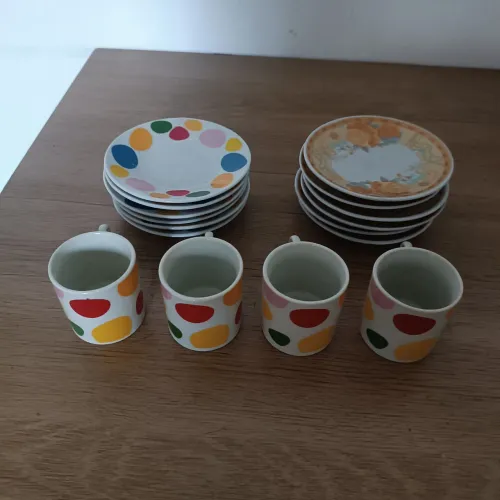 Conjunto de xícaras de café