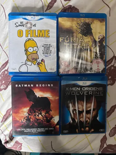 4 filmes em Bluray