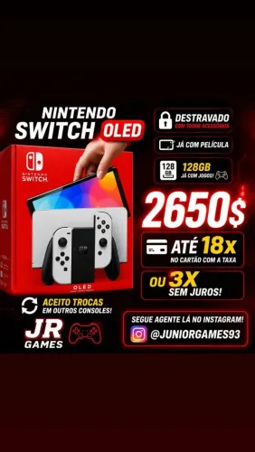 Nintendo switch oled destravado