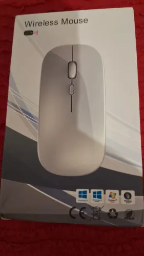 Mouse sem fio recarregável