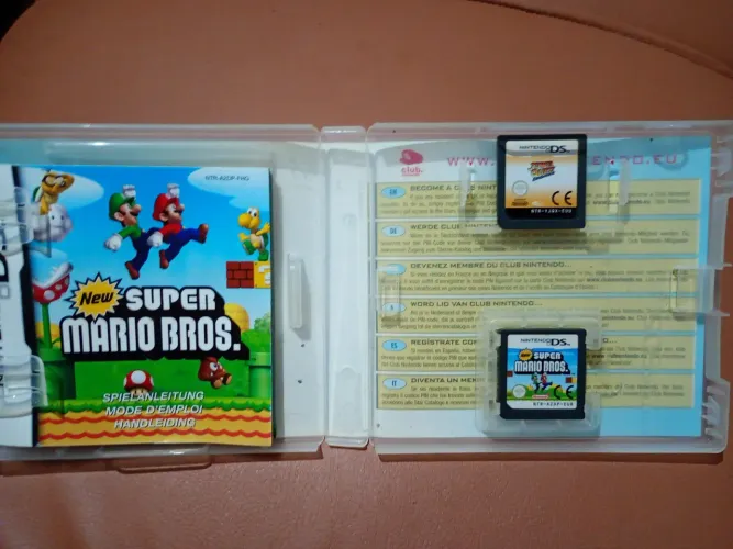 Jogos DS super Mario Bros e jowel Quest