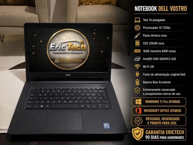 Notebook Dell i5 com SSD com garantia
