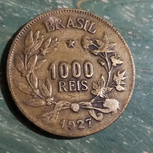 Moéda 1000 Réis 1927