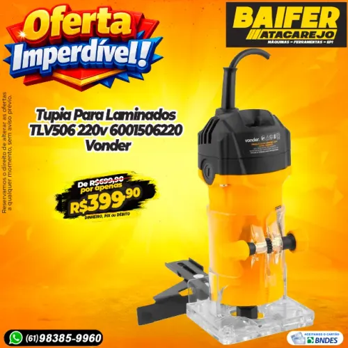 Tupia Para Laminados TLV506 220v 6001506220 Vonder