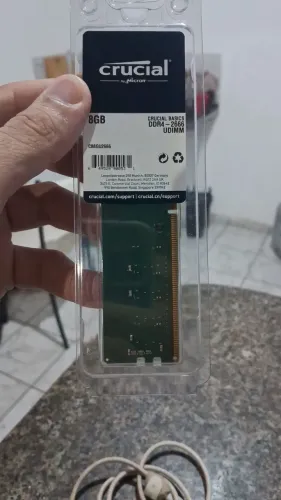 Memória RAM Crucial 8GB DDR4 2666MHz