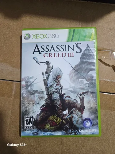 Assassin's Creed: III DE XBOX 360 ORIGINAL COMPLETO BEM CONSERVADO