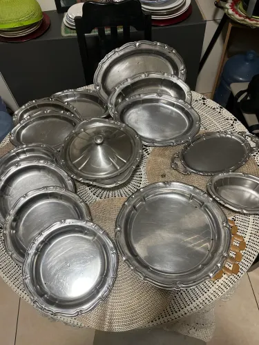 Conjunto de Baixelas inox, relíquia! 
