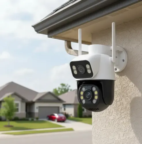 Camera Espia Wifi Ip B-max Bm-ip173 Seguranca Discreta Branco