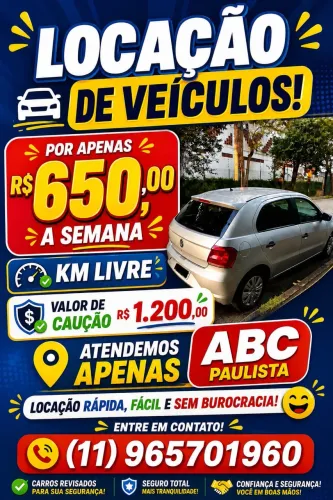 Locação de veículos