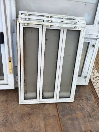 Janela , vitro, porta de alumínio com pintura eletrostática