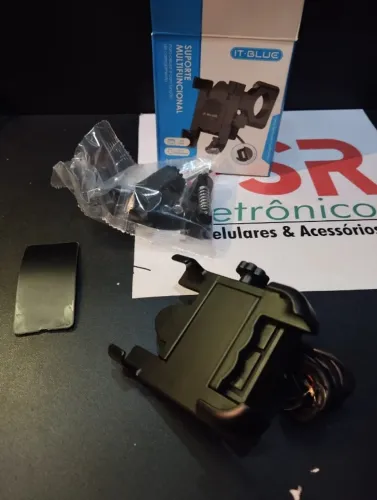 Suporte De Celular Para Moto Com Carregador 