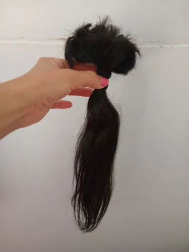 Cabelo humano ondulado