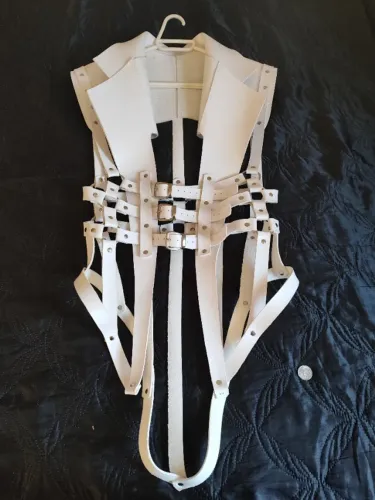 Blazer harness de couro