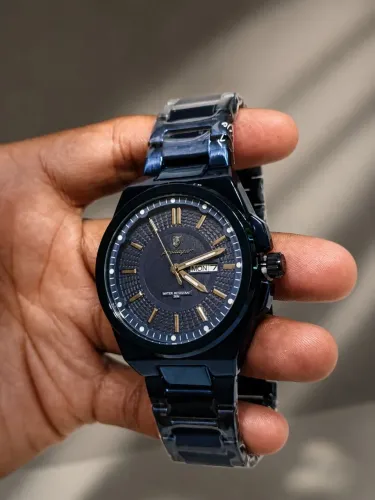 Relógio masculino poedagar aço inox