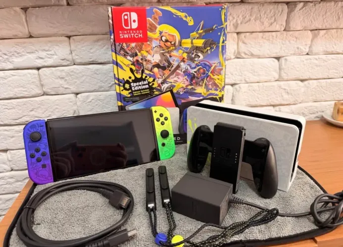 Nintendo Switch OLED Desbloqueado Splatoon