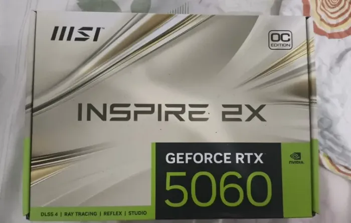 RTX 5060 8GB MSI  inspire 2x  na garantia e NF