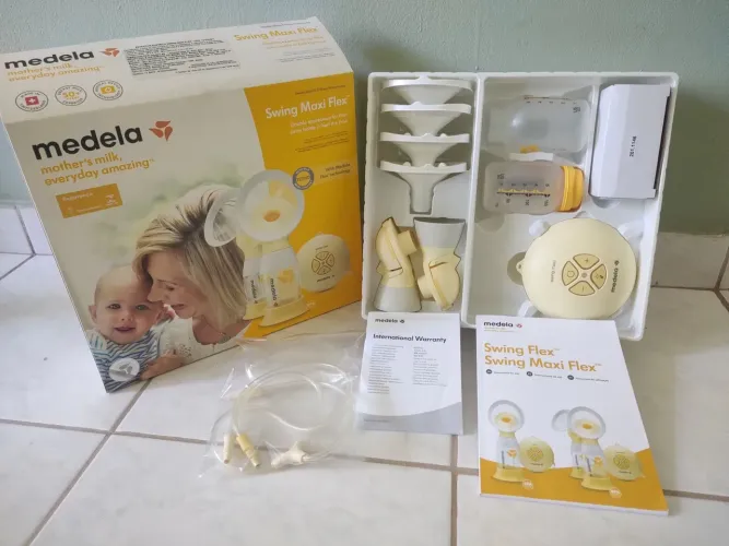 Bomba de extração de leite materno marca Mandela 