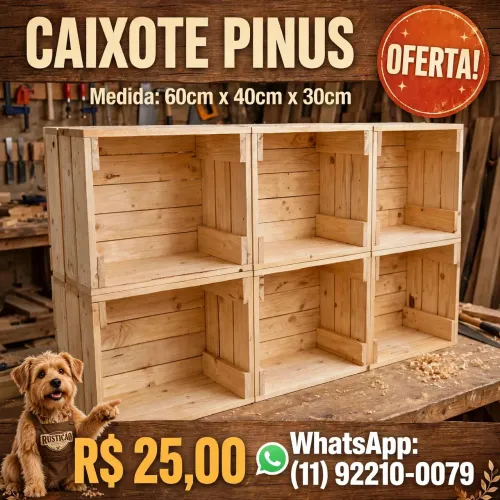 Caixote fabricação própria