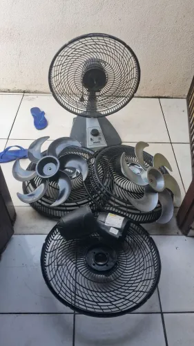 Carcaça de ventilador em bom estado