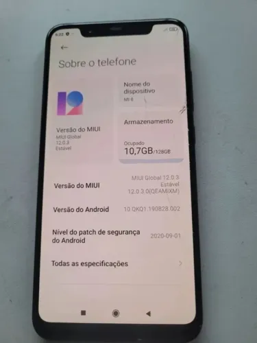 xiaomi mi 8 128gb snapdragon funciona 100% nao é o lite, melhor que redmi e mi9