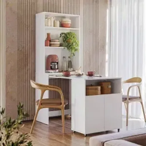 Mesa de Escritório Dueto Branco novo