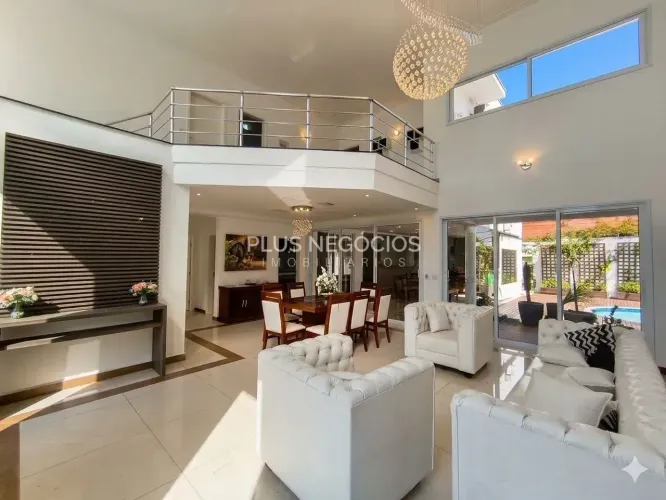 Casa Mobiliada Aldeia da Mata | 520m² | 4 Dorms | 3 Suítes | Piscina Aquecida | Sauna | Au