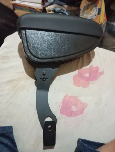 Apoio de Braço Gol Parati Voyage 2006 a 2018 Preto Linha Preto Couro Sintético