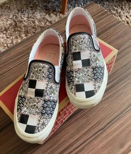 Tenis Vans Slip-On Patchwork Floral