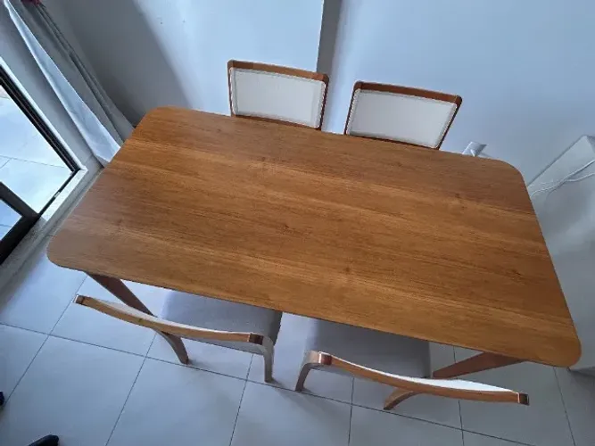 Mesa de Jantar 6 Lugares Madeira