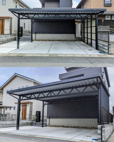 Varandas/garagens/estruturas metálica
