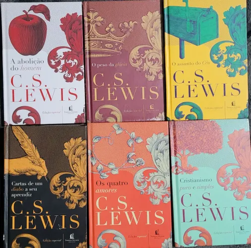 A Abolição do Homem/ O Peso da Glória/O Assunto do Céu ( C. S. Lewis) 80 cada