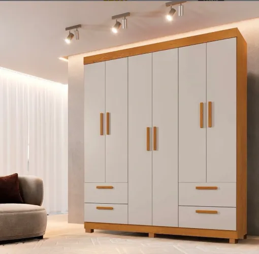 Armário Multiuso Essencial 6 Portas Premium
