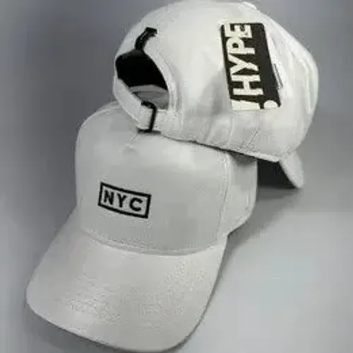 BONÉ HYPE RIDE BRANCO BORDADO PRETO