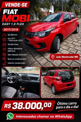 Fiat Mobi Easy 1.0 Fire Flex 5P. 2018