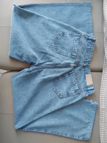 Calça wide leg jeans NOVA tam 42