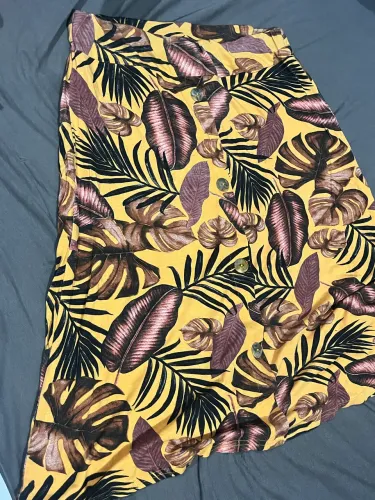 Saia longa estampada M usada