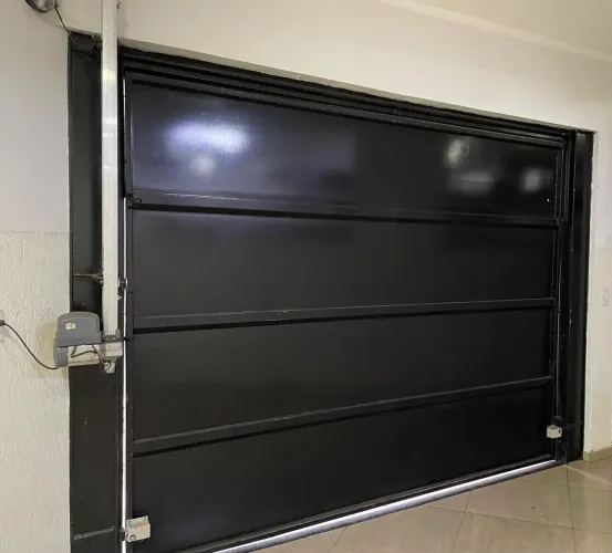 Portão Preto 3m x 2,5m