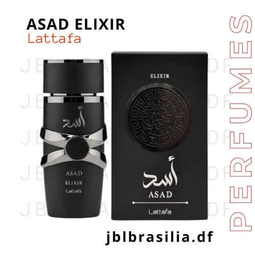 PERFUME ASAD ELIXIR LATTAFA ORIGINAL LACRADO