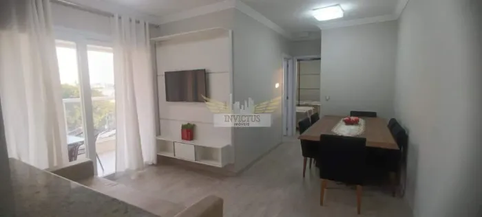 Apartamento Mobiliado com 2 Quartos para Alugar, 60m² - Bairro Jardim, Santo André/SP.