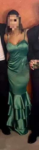 Vestido MAJESTE Verde Esmeralda 