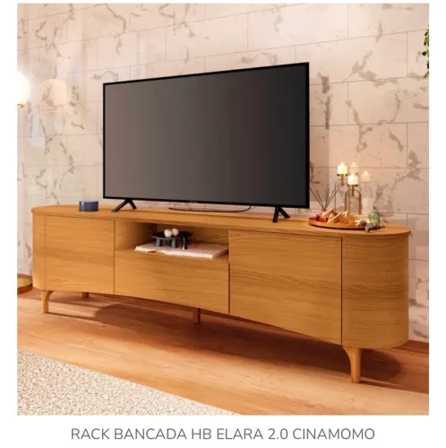 Rack de luxo para tv 80? 2 metros - Novo