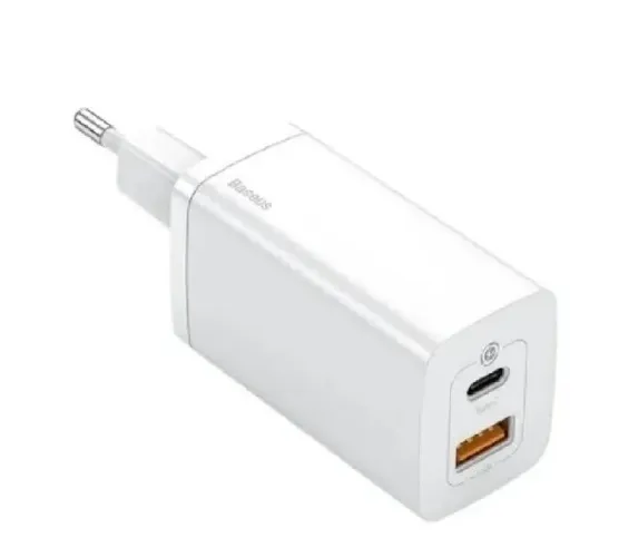 Carregador Rápido Baseus Gan 2 Lite Type-c + Usb 65w