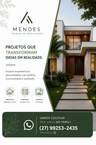 Faço projetos arquitetônicos, elétricos, hidrossanitários e estruturais