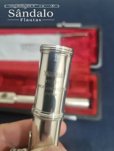Flauta Yamaha Original YFL-311 - Bocal de prata + Estojo + Brinde Flanela Deluxe
