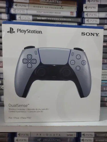 Controle Dualsense Prata - PS5.