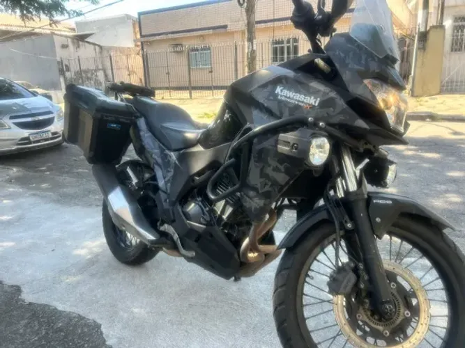 versys -x tourer + acessorios doc em dia