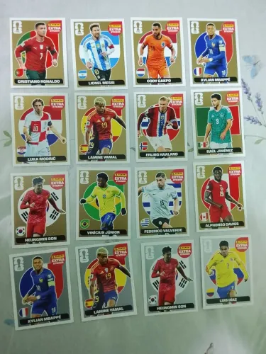 Figurinhas Extra Stickers 2026 (OURO) 500 CADA
