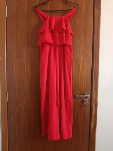 Macacão kids 11 anos, vermelho 