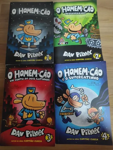 Livros da coleção Homem- Cão 1 ao 8