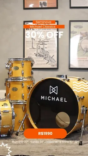 Aluguel de bateria basix birch